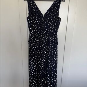 Elegant Black and Silver Sequin Dress